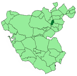 Location of El Bosque