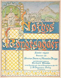 Graphic design by Gerhard Munthe (1914)