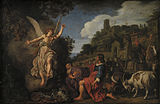 Pieter Lastman: The Angel Raphael Takes Leave of Old Tobit and his Son Tobias, 1618