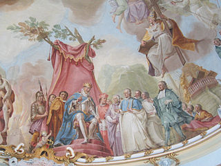 Group of Wise Men, with Louis XIV and Pope Gregory the Great