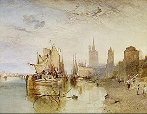 J. M. W. Turner, Cologne, the Arrival of a Packet Boat in the Evening, 1826[299]