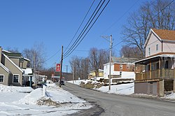 Pennsylvania Route 271 in the community of Twin Rocks