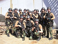 US Navy VBSS Team assigned to the USS Gary (FFG-51) training at Naval Station Pearl Harbor.
