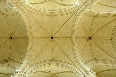 Angevin Gothic vault of the Church of Puy-Notre Dame