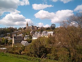 A general view of Lannion