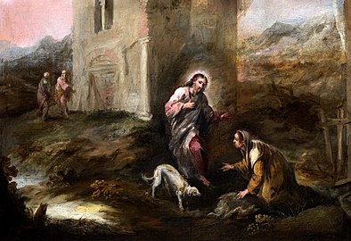 Christus und die Frau aus Kanaa, Francisco Antolinez y Sarabia
