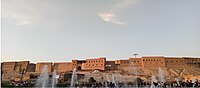 A panoramic photo of Erbil Citadel