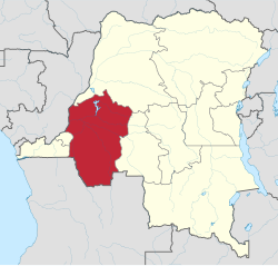 Location of Bandundu Province