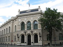 Head office in Riga, originally erected for the branch of the State Bank of the Russian Empire