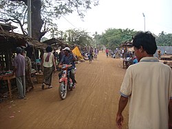 Street in Baray village