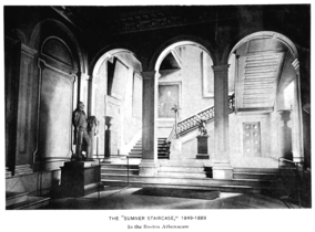 Sumner staircase, c. 1880s