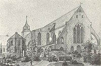 Choir and transept at about 1820