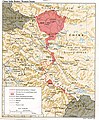 1988 CIA map of Aksai Chin. Hindutash is just north of the town of Kangxiwar, Xinjiang shown at the top of the map, north of Aksai Chin.
