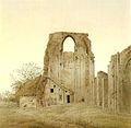 Caspar David Friedrich: Die Abtei Eldena bei Greifswald, 1836