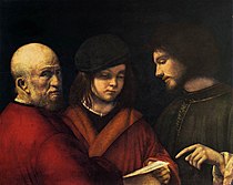 Giorgione The Three Ages of Man. 62 × 77 cm.