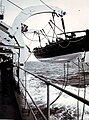 HMS Cardiff Seaboat drills