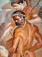 Hercules, Fresko aus Herculaneum