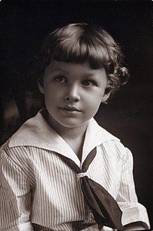 Tennessee Williams (age 5) in Clarksdale, MS.