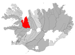 Location of the Municipality of Húnaþing vestra