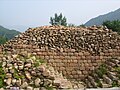 Ruins of Hwando Mountain Fortress, a major Goguryeo fortification, Ji'an, China. A UNESCO World Heritage Site dated to c. 5th century.