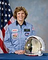 Kathryn D. Sullivan, first American woman to walk in space.