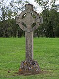 A Celtic cross monument in France