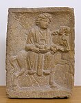 Relief of the Gallo-Roman goddess Epona, protector of livestock