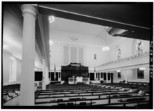The church interior, March 1960.