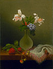 A Vase of Corn Lilies and Heliotrope, 1863