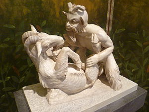 Pan copulating with goat, 1st century BCE - 1st century CE