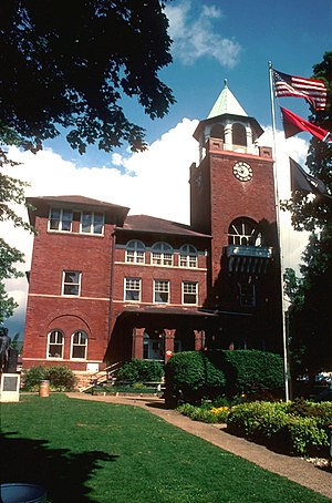 The Rhea County Courthouse, site of the Scopes Trial