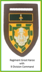 9 Division Regiment Groot Karoo Flash