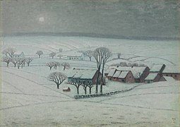 Snow Covered Plains (1911–12), oil on canvas, 68 x 96 cm., Kröller-Müller Museum, Otterlo