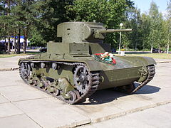Soviet T-26 with 45mm gun
