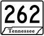 State Route 262 marker
