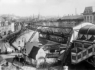 Werther Brücke station in 1913