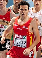 Juan Carlos Higuero errang wie schon über 1500 Meter Bronze