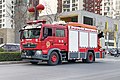 A Howo engine with the Henan Fire Rescue Corps