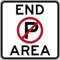 (R5-83) End of No Parking Area
