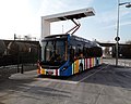 Elektrobus-Schnelladestation in Bartringen