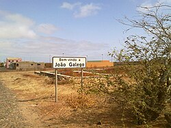 Welcome sign into João Galego
