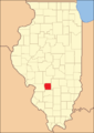 Bond county was enlarged slightly to its current size in 1843.