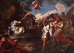 Corrado Giaquinto, Martyrdom of Saint Martha, Marius, Abacus and Audifax