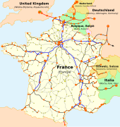 TGV-Netz Frankreichs