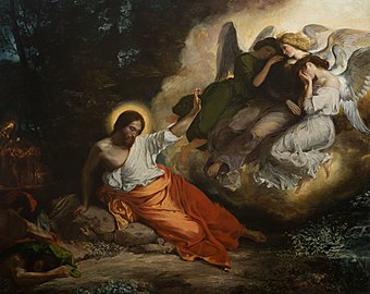 "Christ in the Garden of Olives" by Eugène Delacroix (1827) (on loan to Metropolitan Museum)