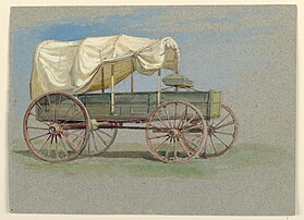 Covered wagon c. 1870s