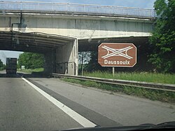 Daussoulx interchange