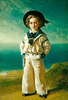 Eduard im Matrosenanzug, Gemälde von Winterhalter (1846)