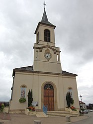 The church in Flévy