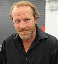 Iain Glen, actor. Former English student and recipient of an honorary LLD (2004).[144]